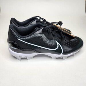 NIKE ALPHA HUARACHE 4 KEYSTONE BASEBALL CLEATS DJ6524-001 BLACK WHITE MEN SIZE 9